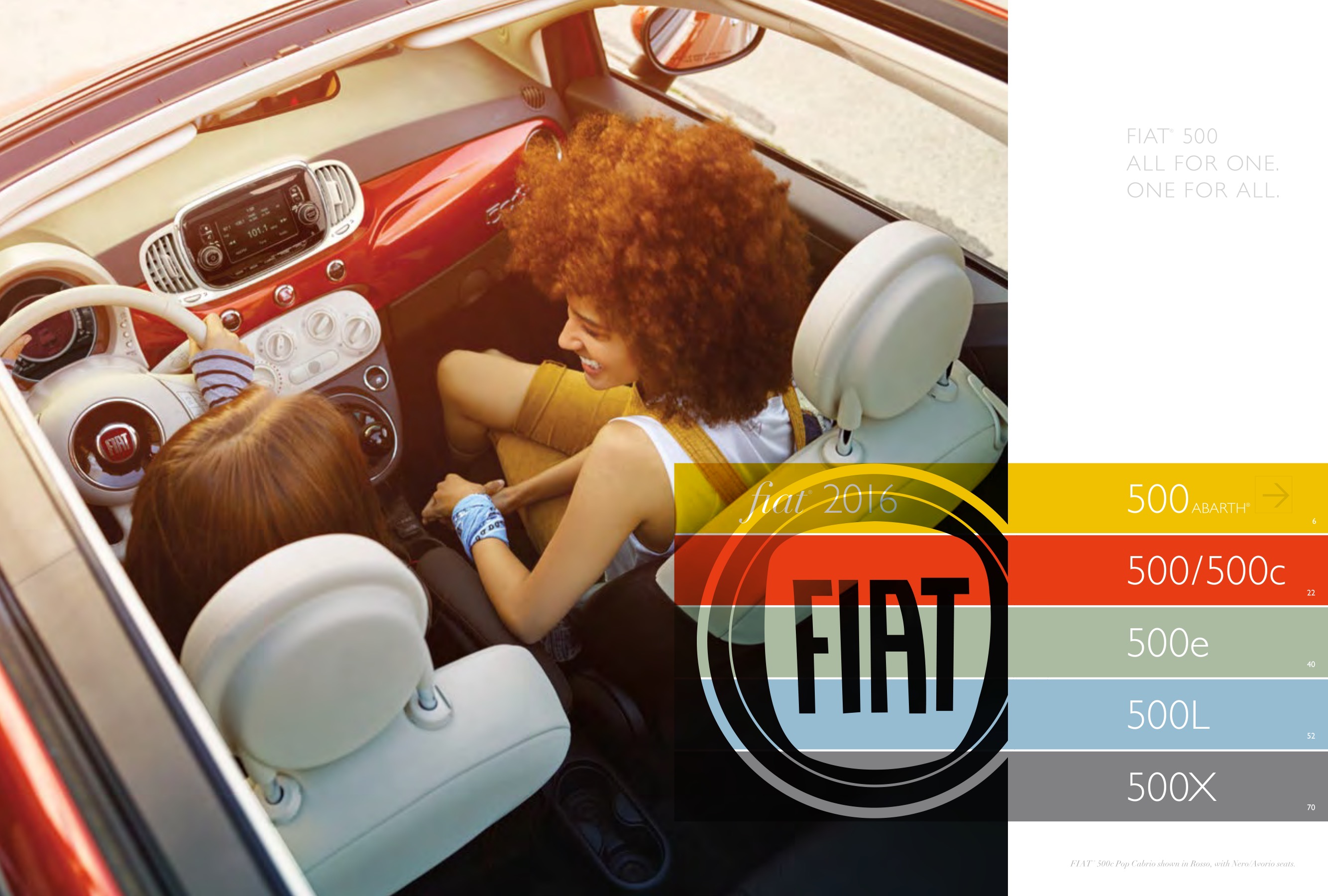 2016 Fiat 500 Brochure Page 40